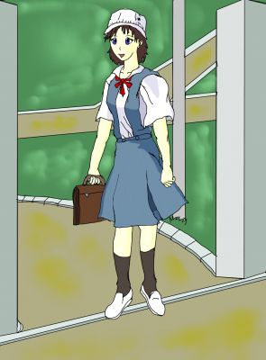 Teen Aki
Another recent gift from RedBahamut features his rendition of a teenage Aki. Makes me a little tempted to finally do my own. ^_^
