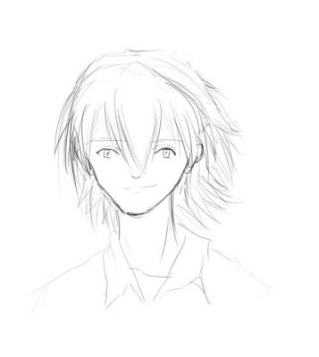 Kaworu
Was helping someone out with Kaworu and I kinda felt like attempting it myself again. I only drew him about once or twice before, so while not perfect, he came out pretty well I guess. At least as sketch. If I were trying to ink or even color that mess, it'd probably turn out much worse... XP
